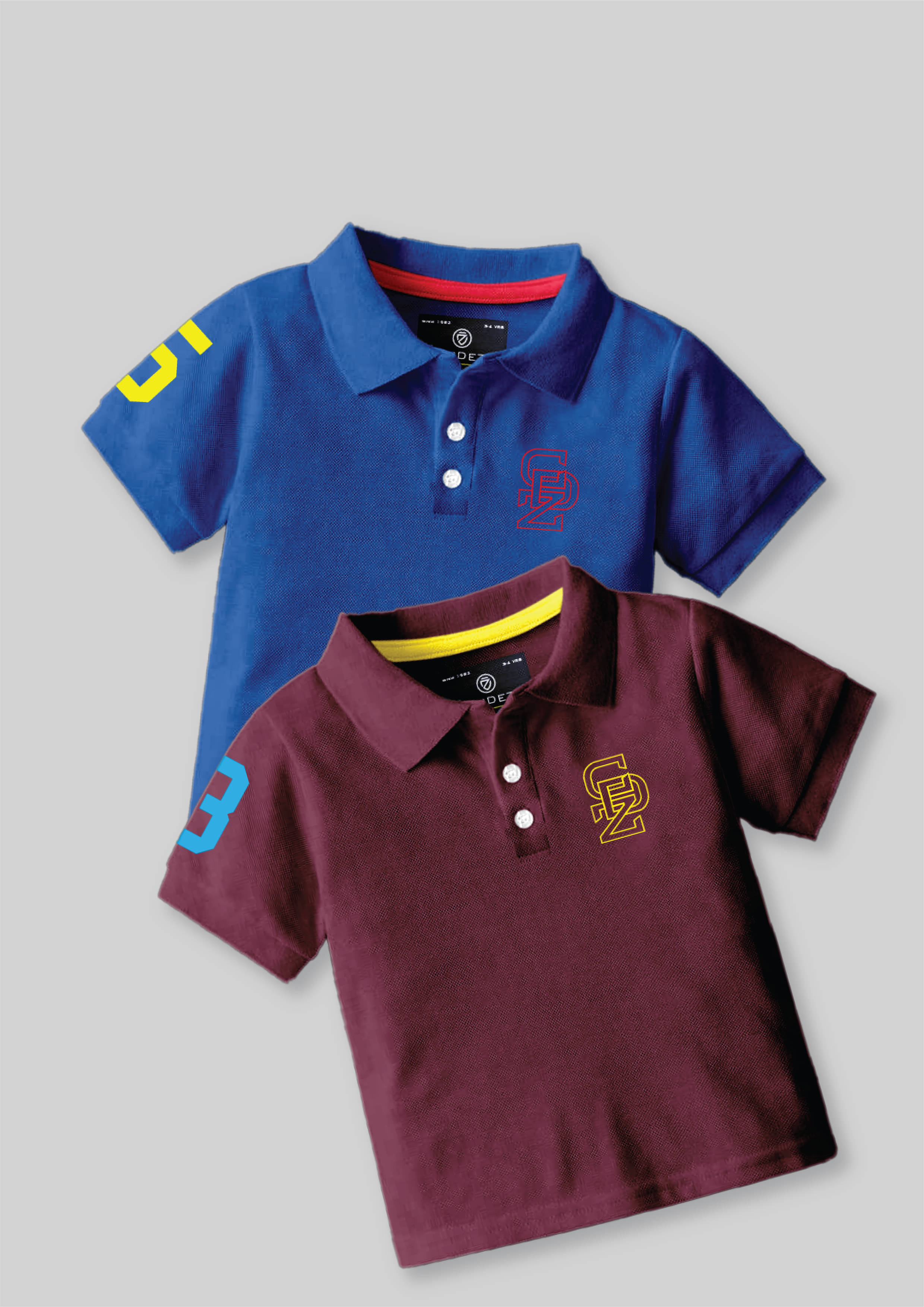     			CODEZ Pack of 2 Boys Cotton Blend T-Shirt ( Multicolor )