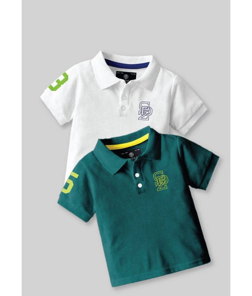     			CODEZ Pack of 2 Boys Cotton Blend T-Shirt ( Multicolor )