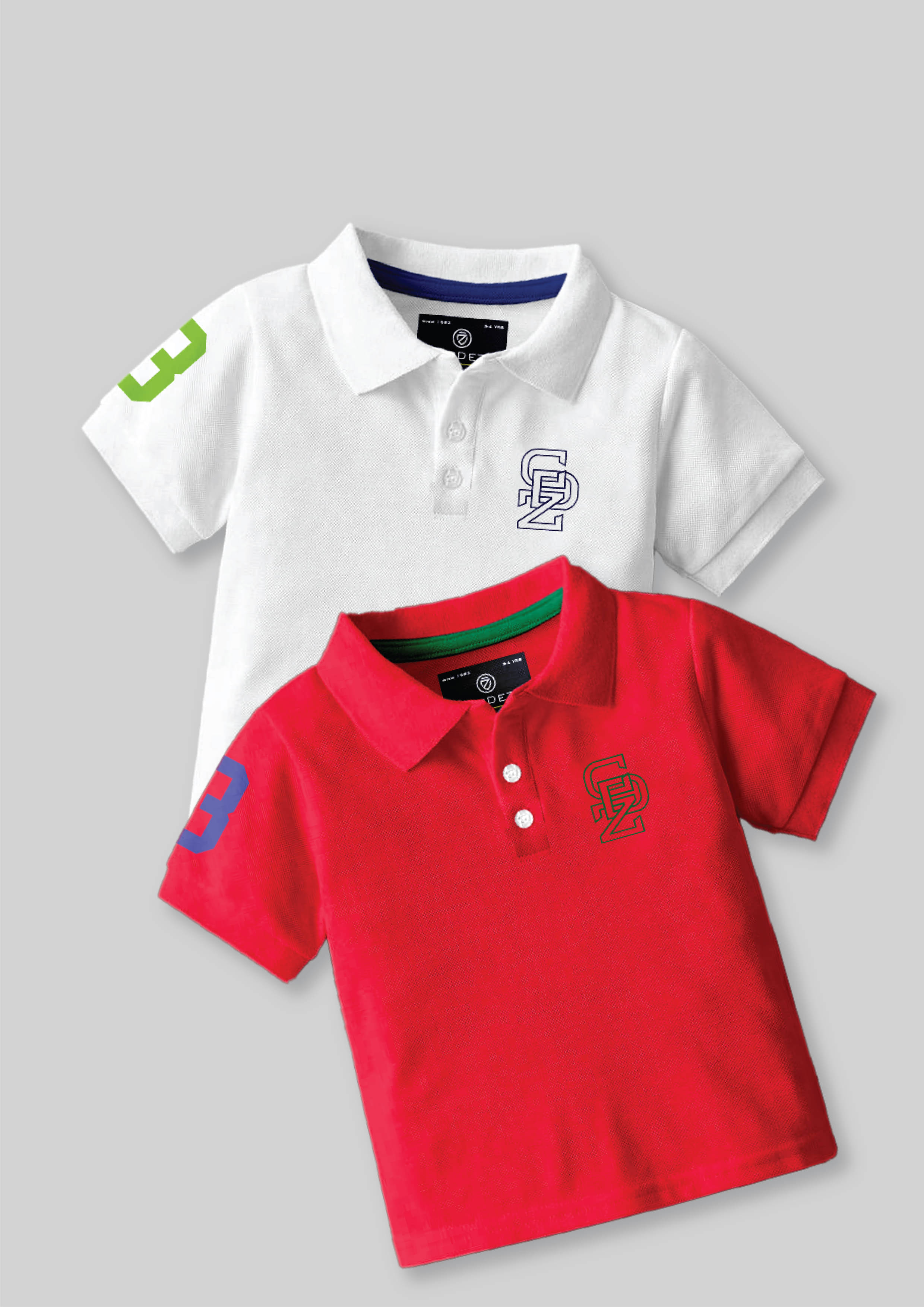    			CODEZ Pack of 2 Boys Cotton Blend T-Shirt ( Multicolor )