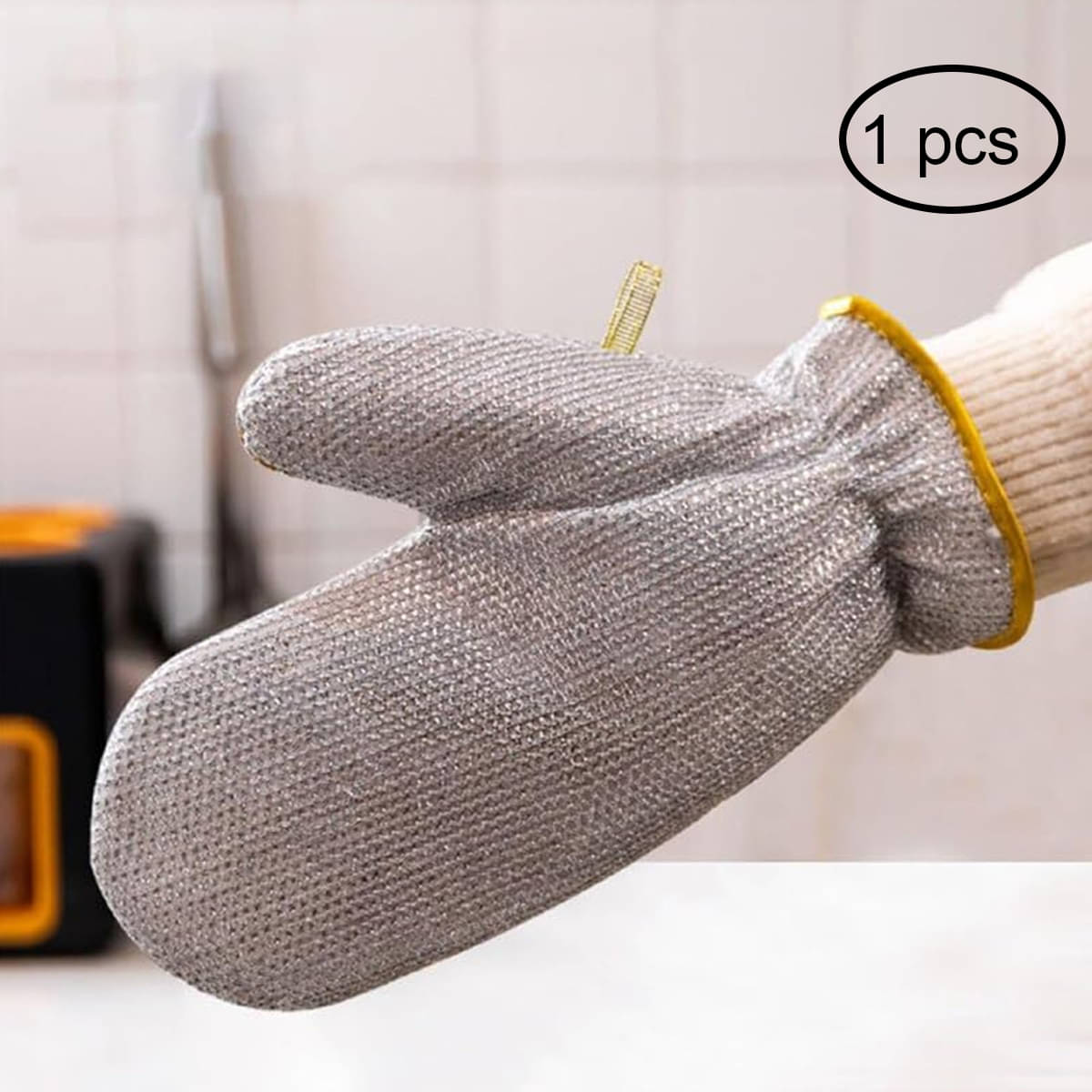 GEEO 1pcs Non Scratchable Stainless Steel Stainless Steel Scrub GEEO 1pcs Non Scratchable Stainless Steel Stainless Steel Scrub