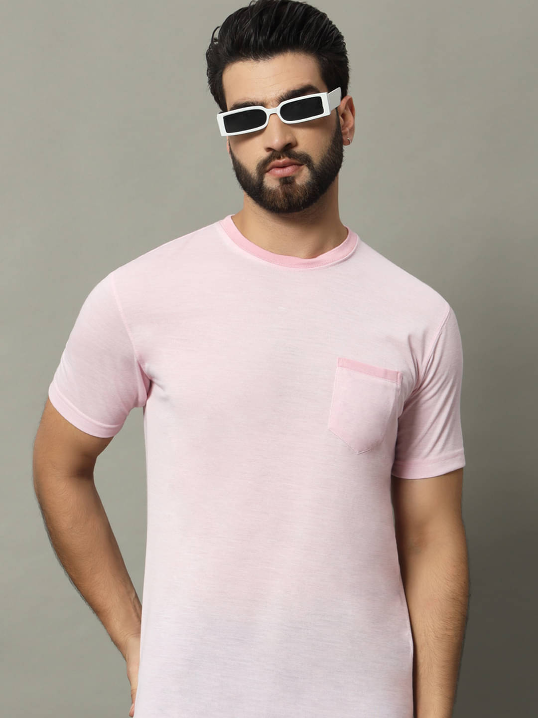 GET GOLF Pack of 1 Cotton Blend Regular Fit Men's T-Shirt ( Pink ) GET GOLF Pack of 1 Cotton Blend Regular Fit Men's T-Shirt ( Pink )