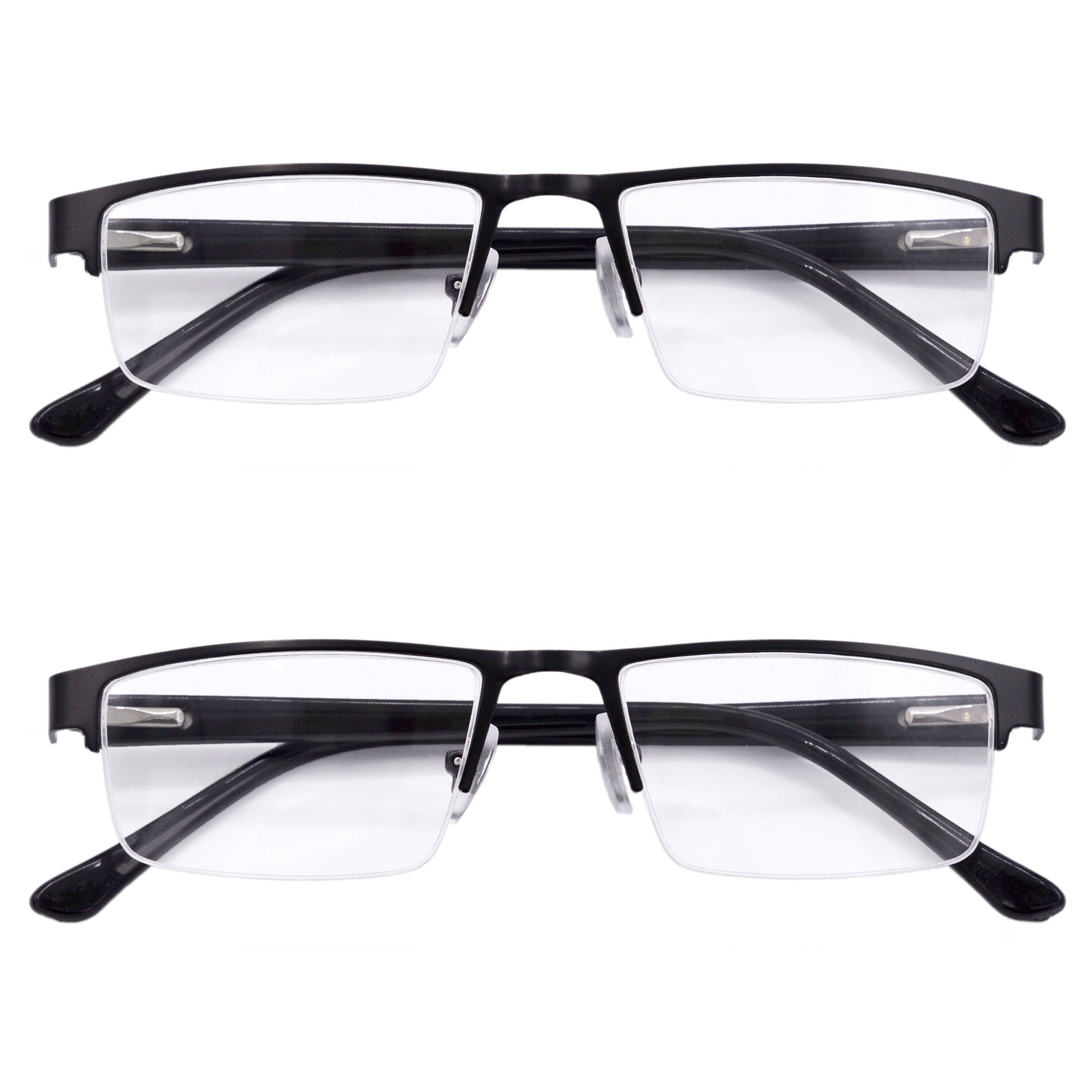     			Hrinkar Rectangle Half Rim Reading Glasses