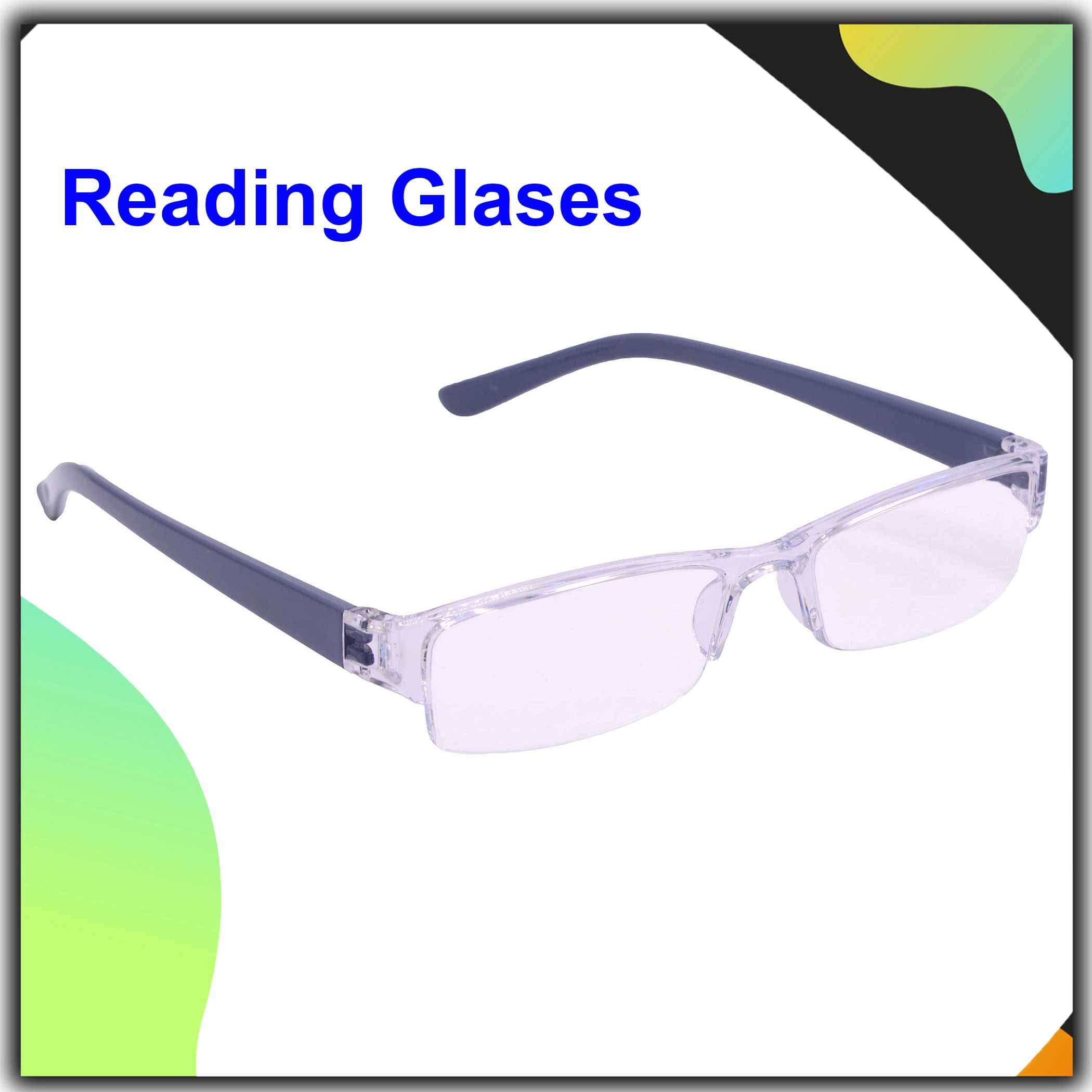     			Hrinkar Rectangle Half Rim Reading Glasses