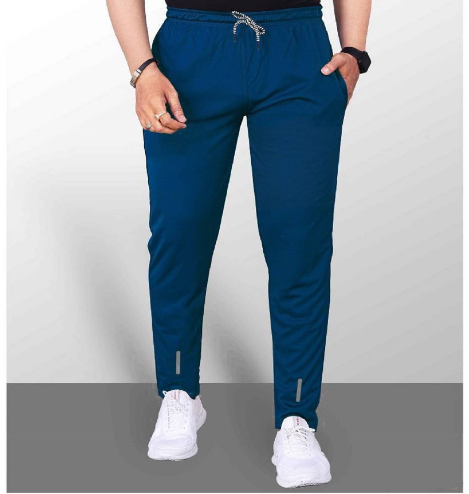 Leavess Light Blue Polyester Men's Trackpants ( Pack of 1 ) Leavess Light Blue Polyester Men's Trackpants ( Pack of 1 )