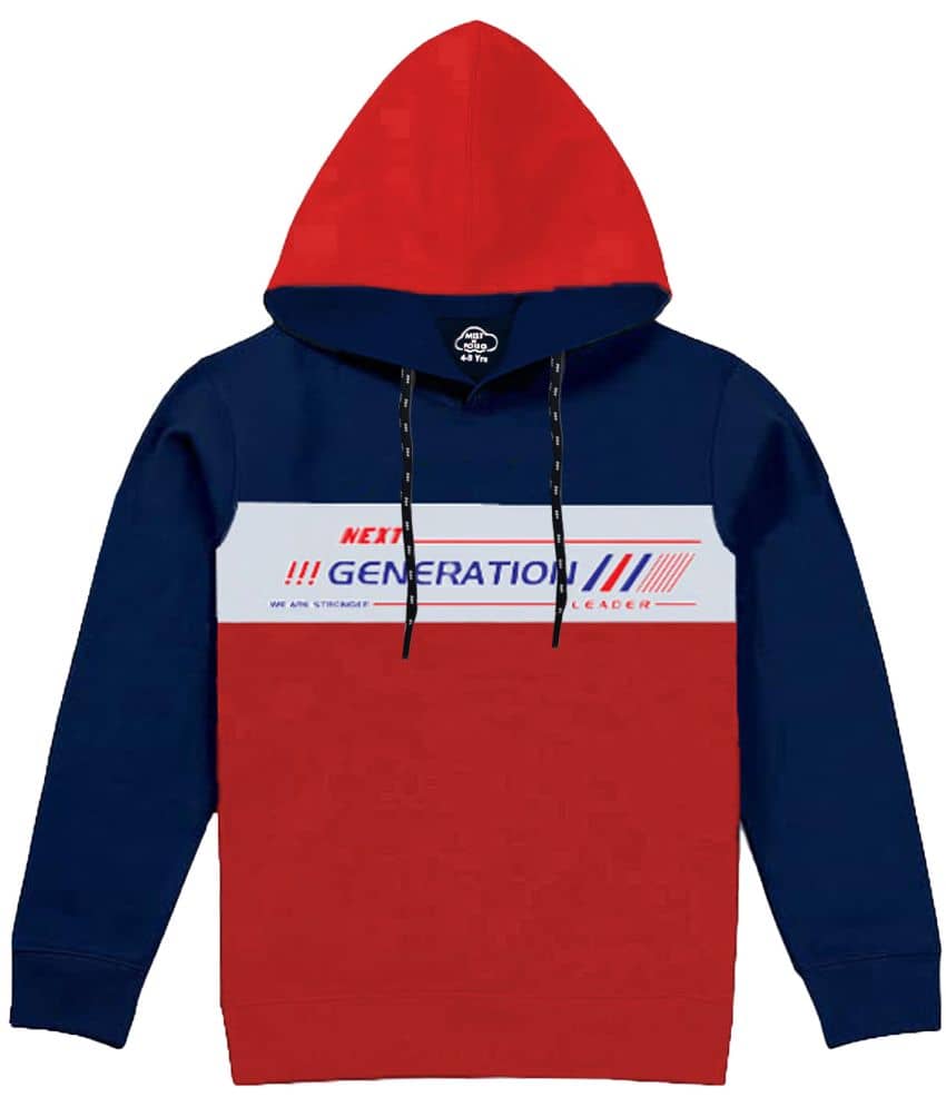 MIST N FOGG Pack of 1 Boys Cotton Blend Sweatshirt ( Navy )