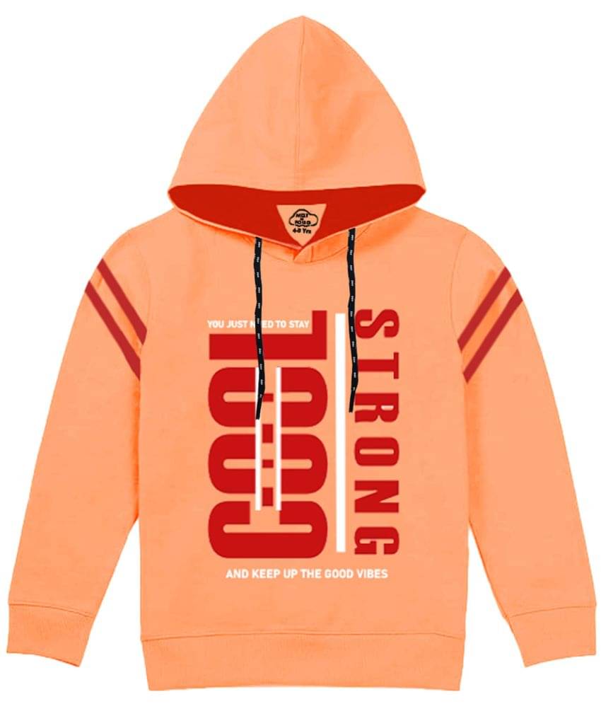     			MIST N FOGG Pack of 1 Boys Cotton Blend Sweatshirt ( Orange )