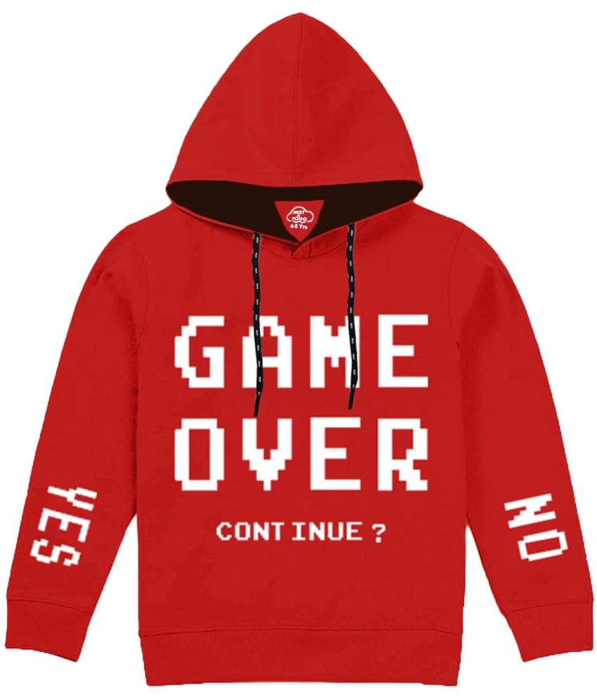     			MIST N FOGG Pack of 1 Boys Cotton Blend Sweatshirt ( Red )