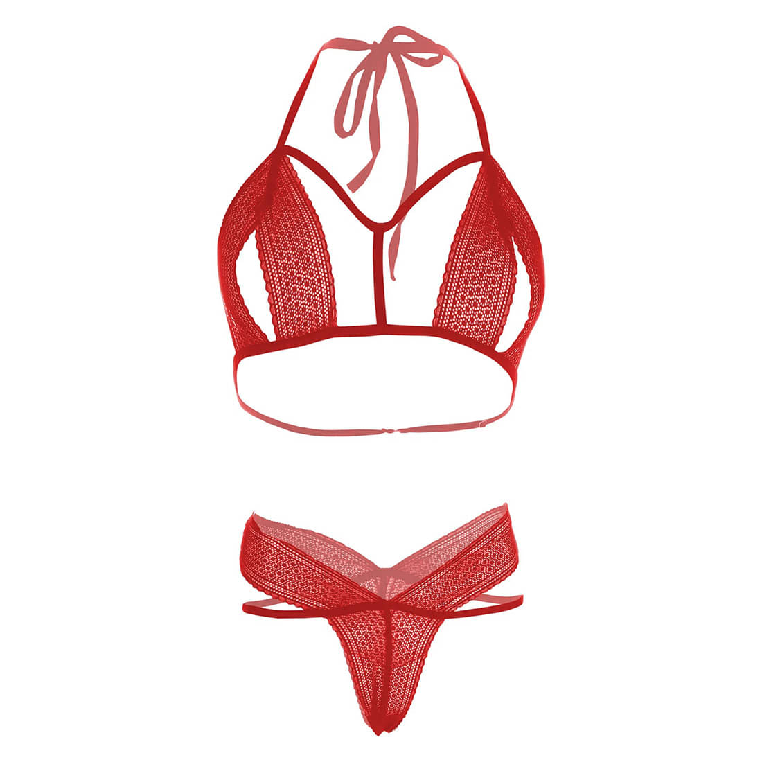 Purble Lace Women's Bra & Panty Set ( Red ) Purble Lace Women's Bra & Panty Set ( Red )