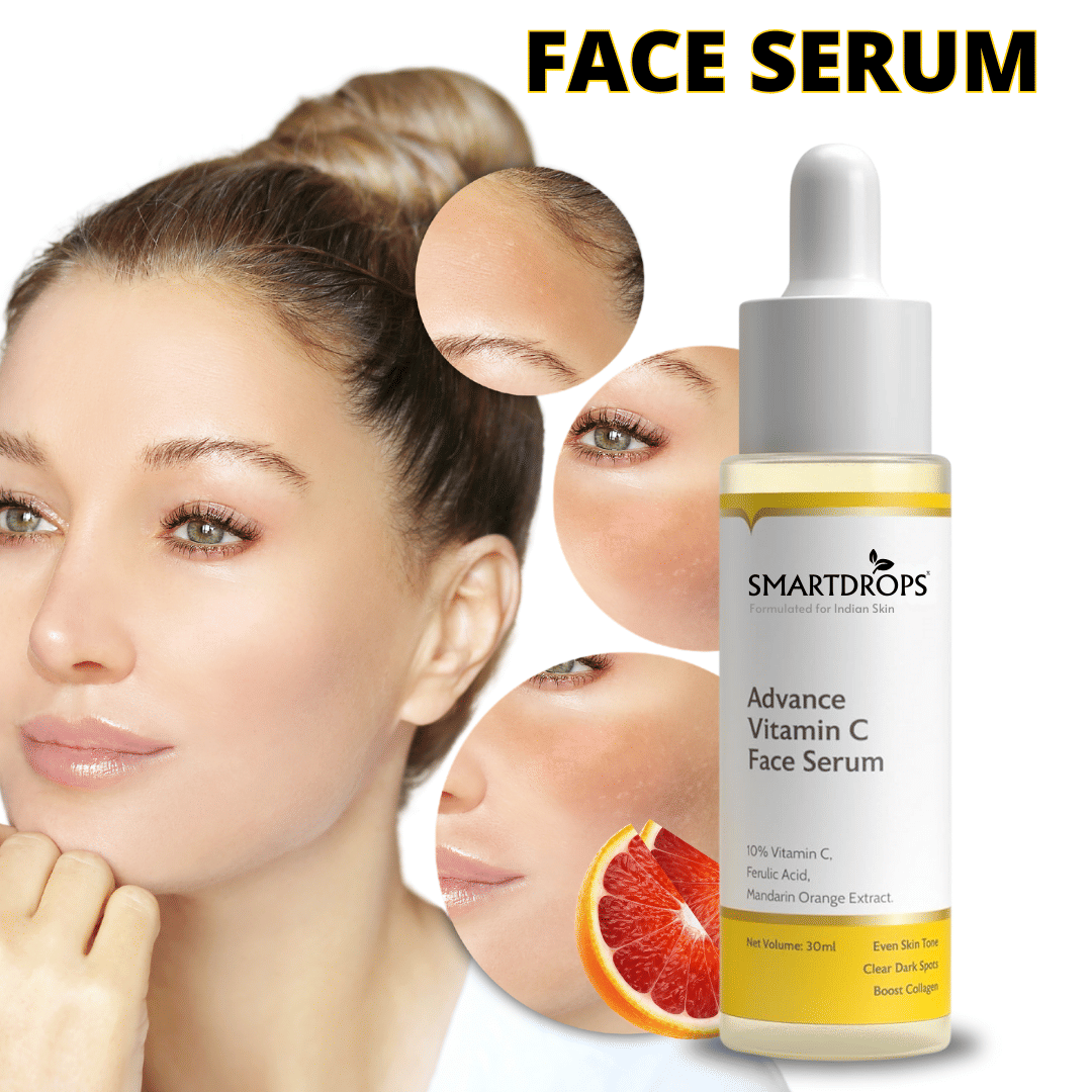 Smartdrops Face Serum Vitamin C Daily Care For All Skin Type ( Pack of 1 )