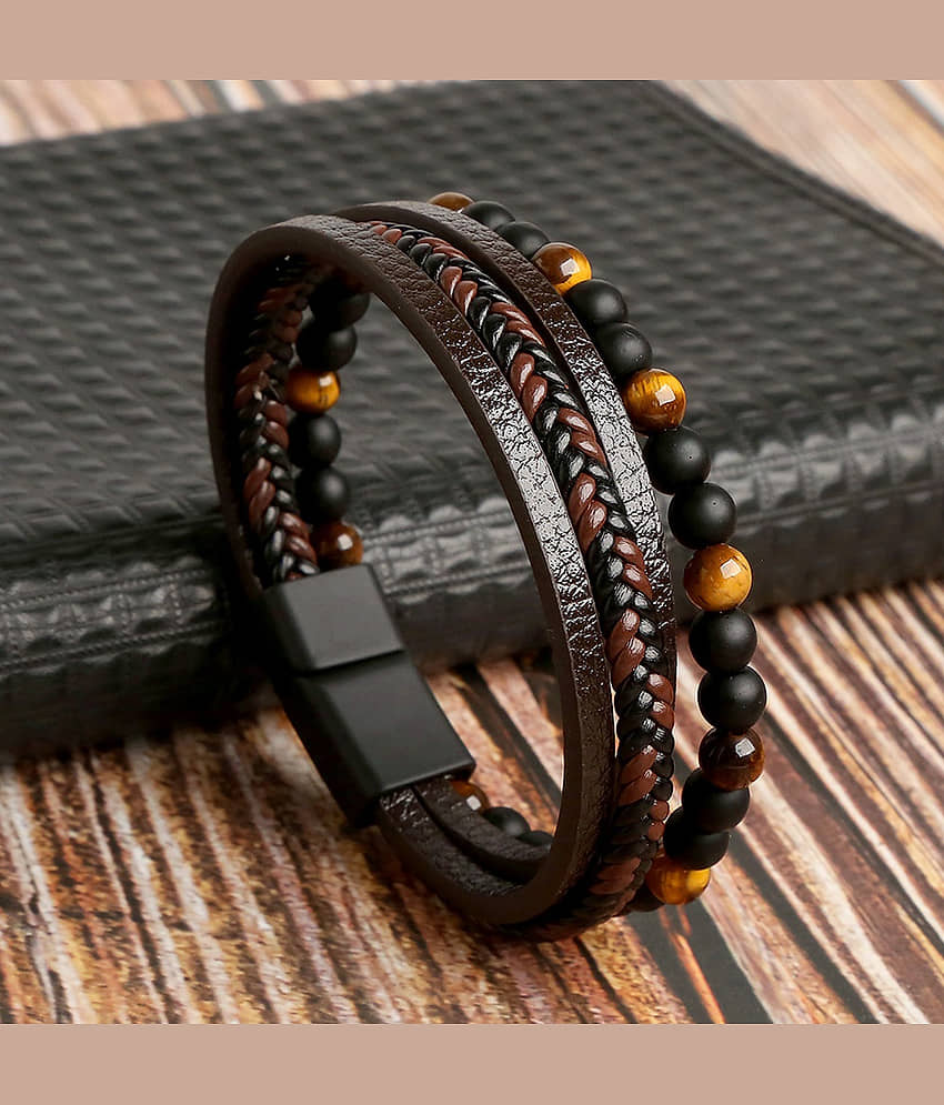 Thrillz Black Bracelet ( Pack of 1 ) - Bangles & Bracelets | Buy online on ZillyBuy