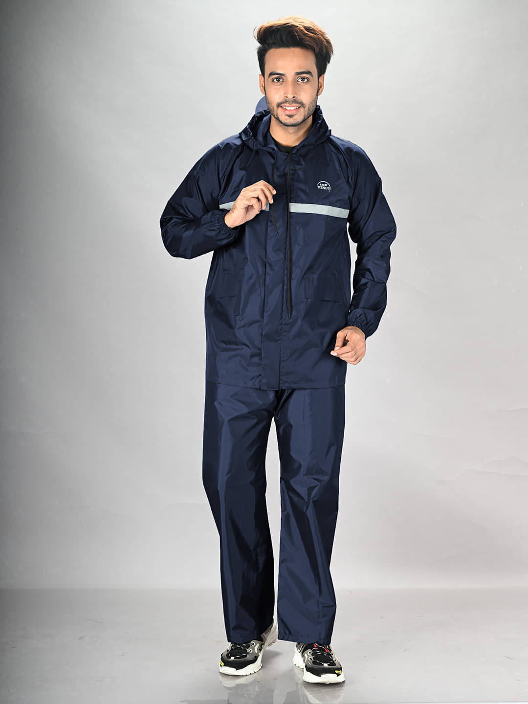     			lux venus Navy PVC Men's Rain Suit ( Pack of 1 )