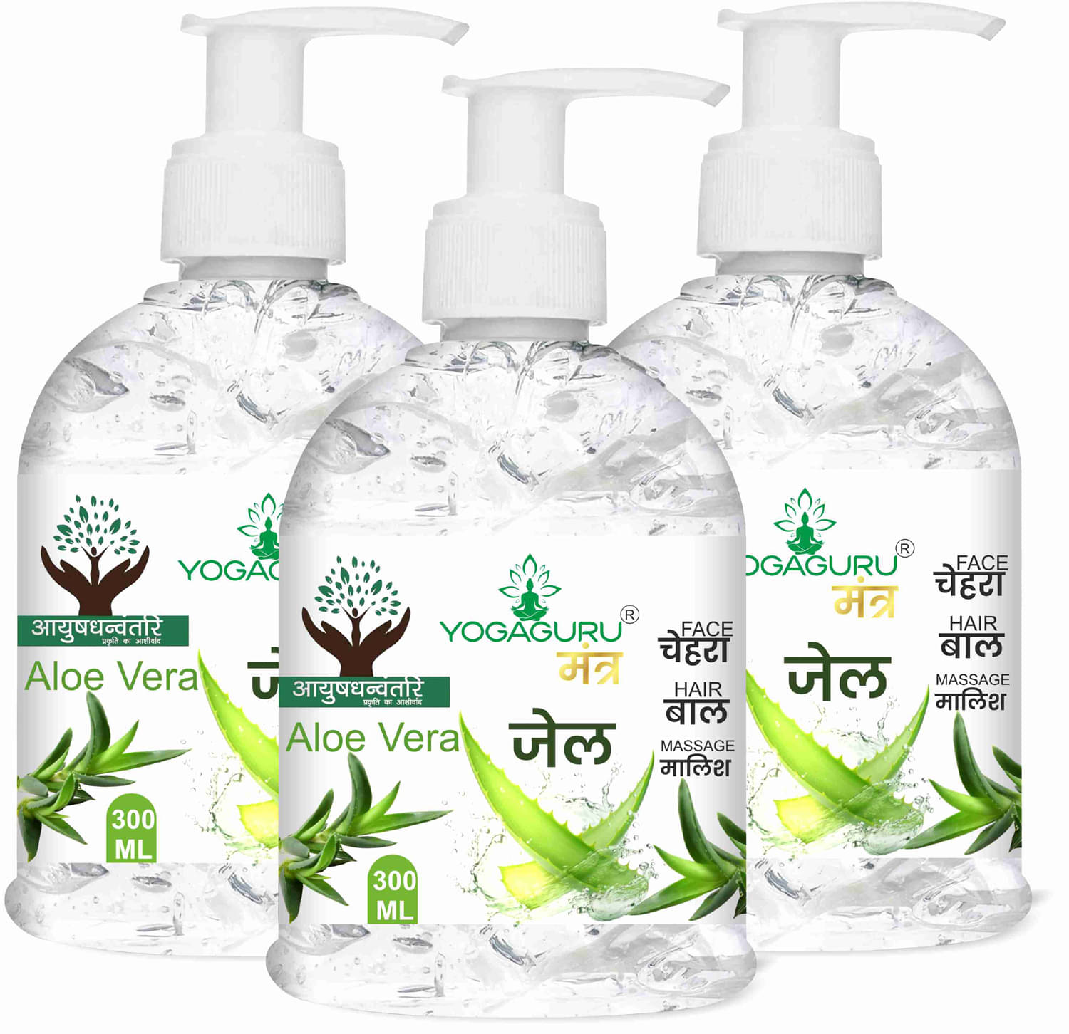     			yogaguru mantr Moisturizer All Skin Type Aloe Vera ( 900 ml )