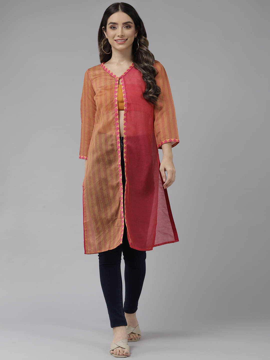 Aarika Cotton Women's Shrugs - Yellow ( Single ) Aarika Cotton Women's Shrugs - Yellow ( Single )