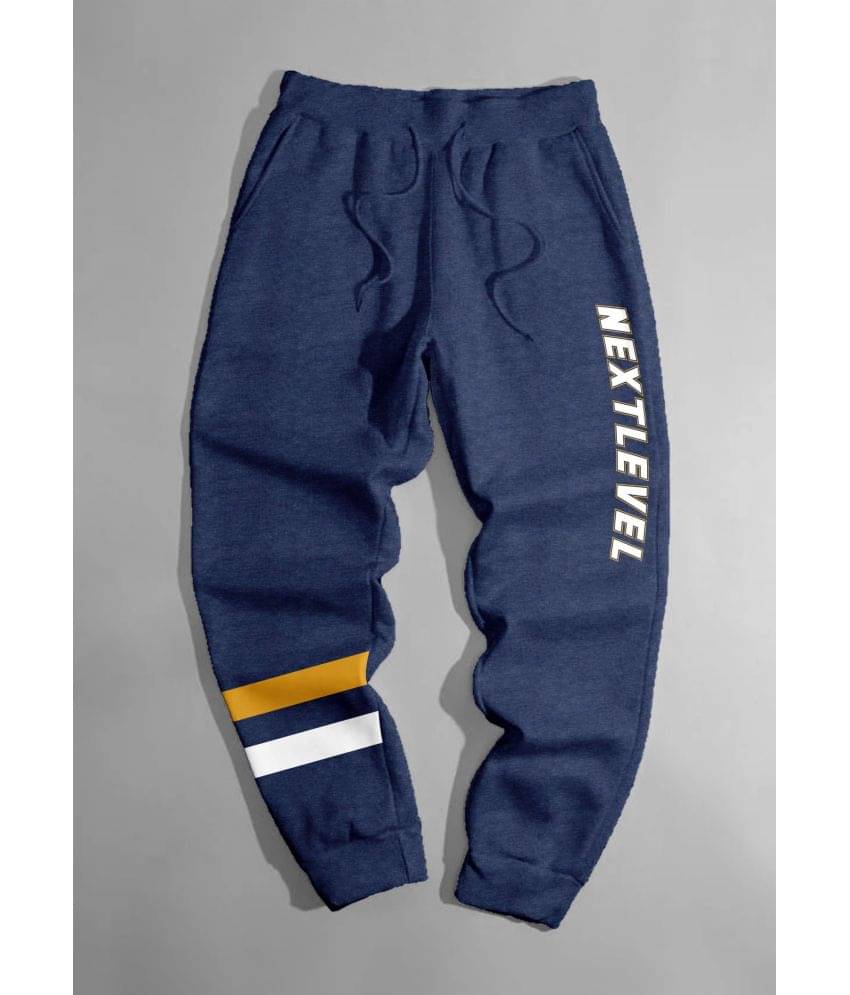     			CODEZ Pack of 1 Boys Fleece Trackpant ( Blue )