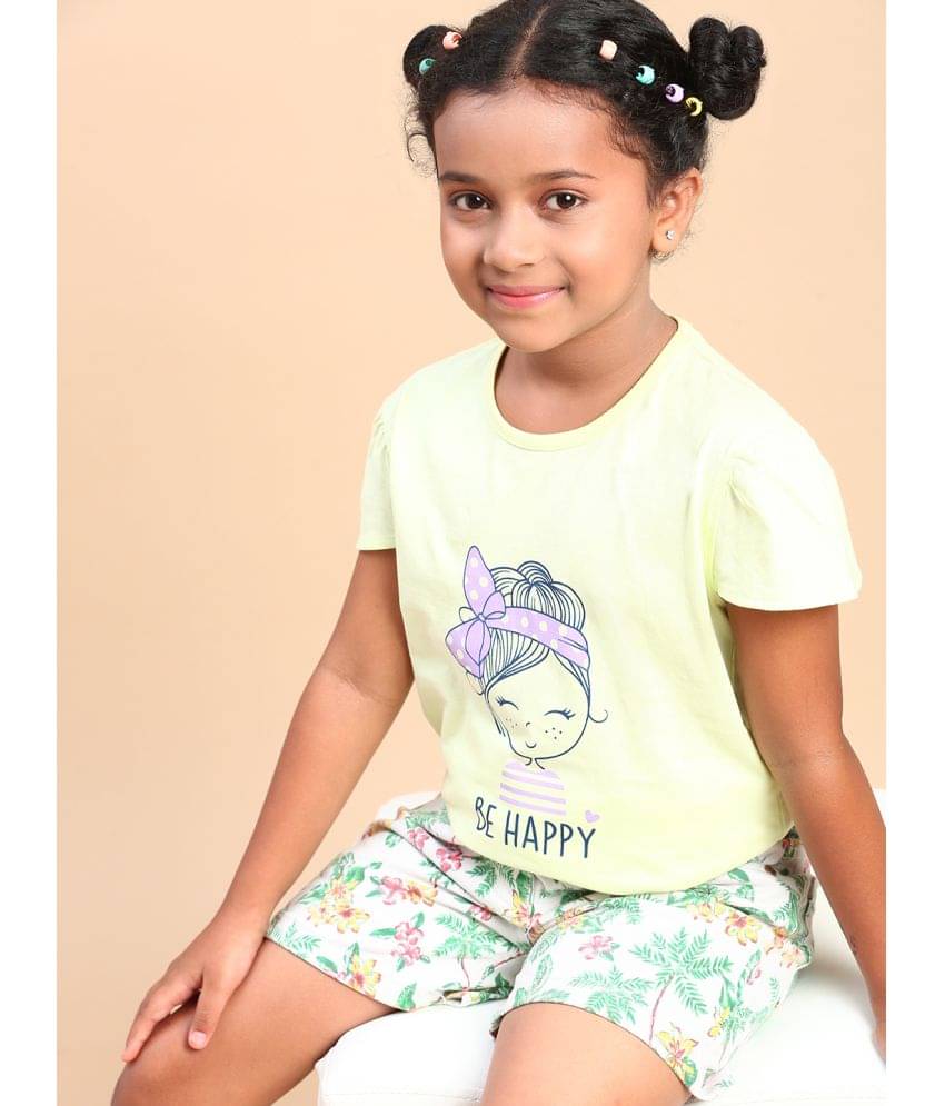     			CODEZ Pack of 1 Girls Cotton Blend T-Shirt ( Green )