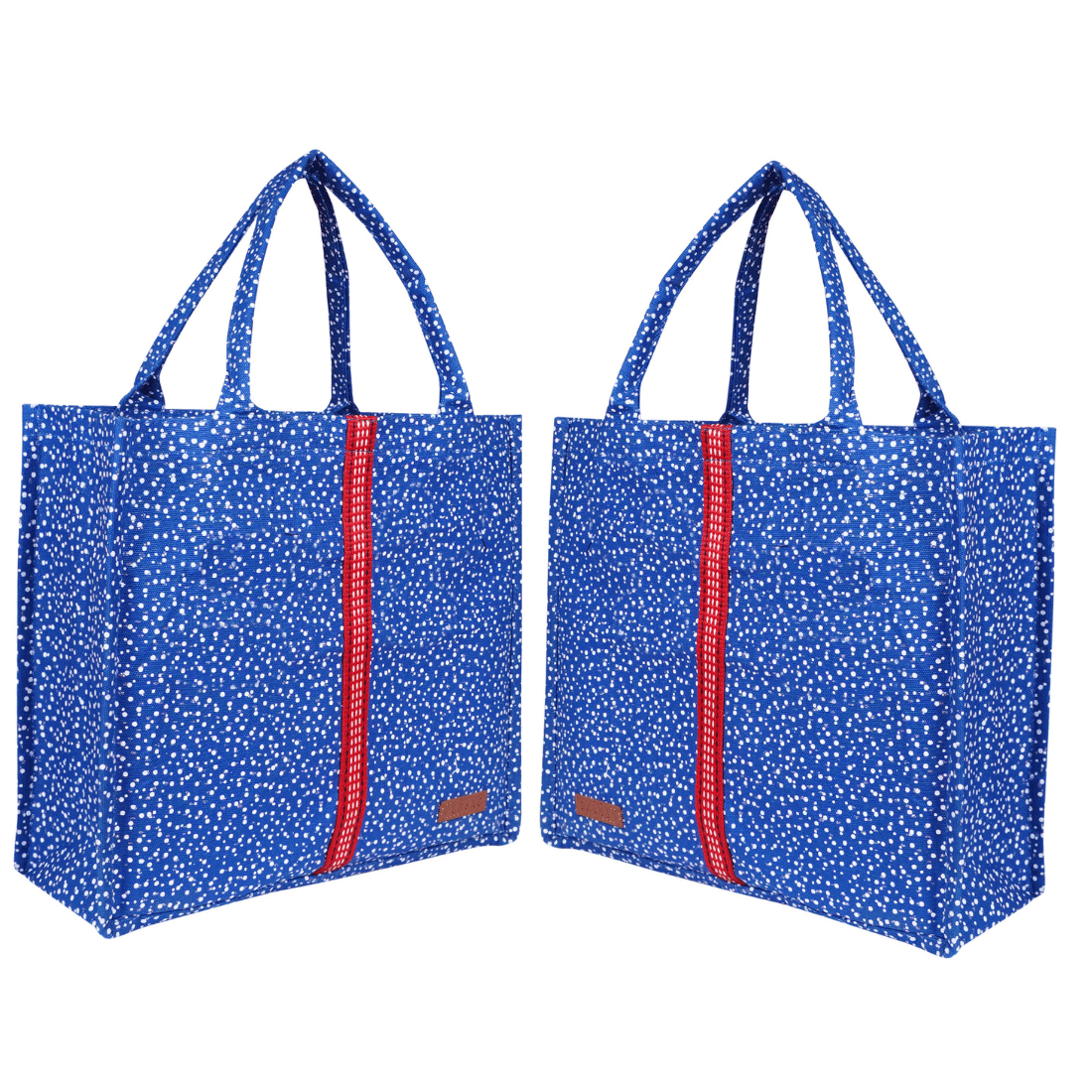     			ENSAC Handheld Bag Cotton Set of 2 ( Navy Blue )