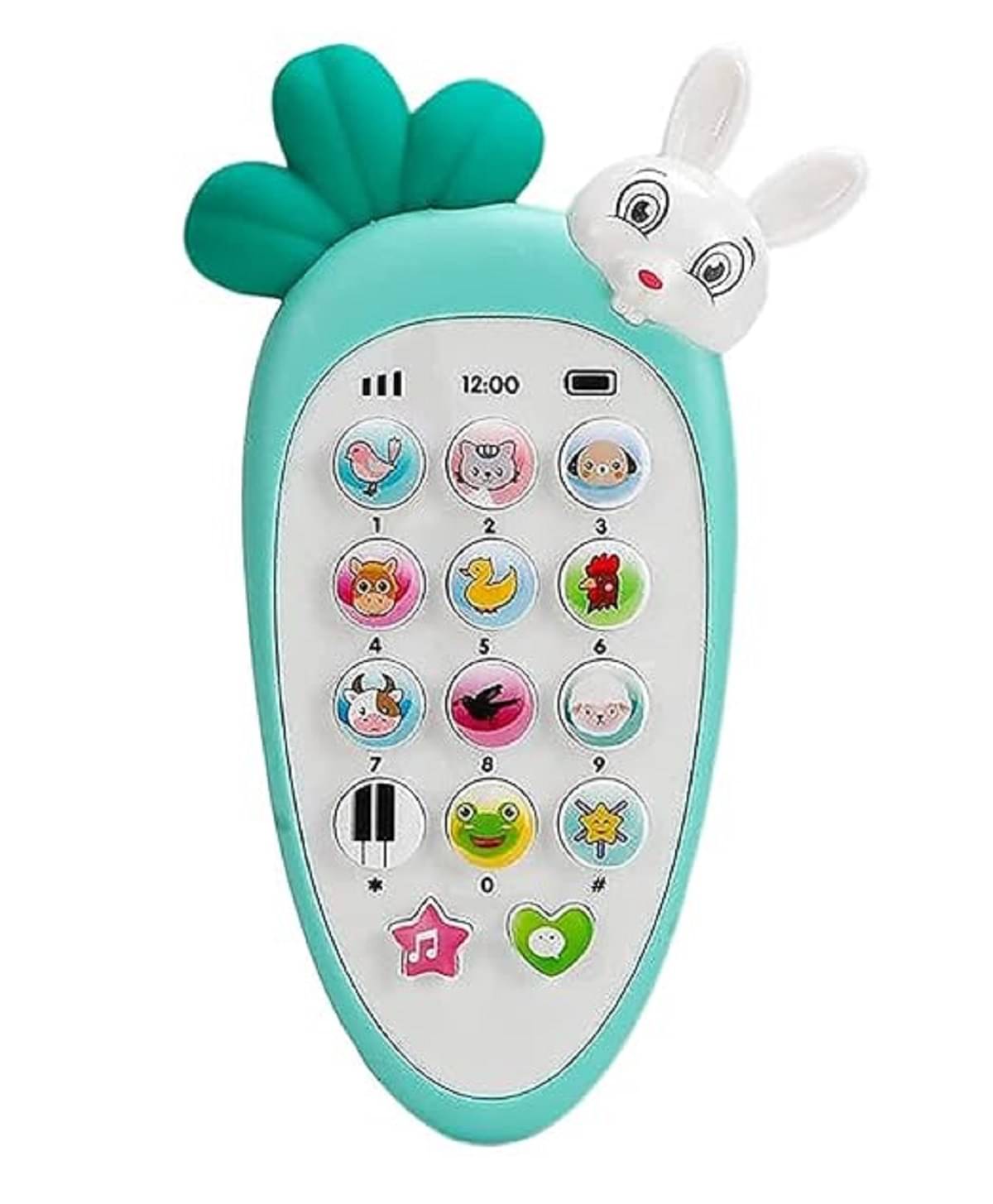     			FEDIFU  Kimi Rabbit Phone Cordless Mobile Phone Toys for Kids Phone Small Phone Toy Musical Toys for Kids Smart Light