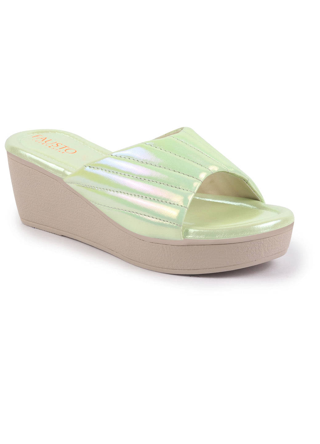     			Fausto Gold Women's Flats