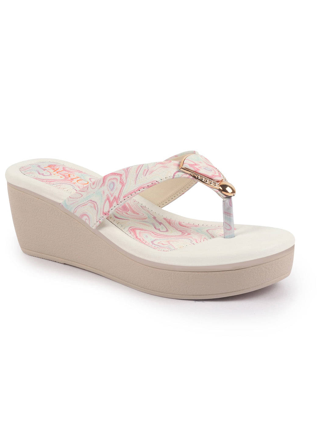     			Fausto Pink Women's Flats