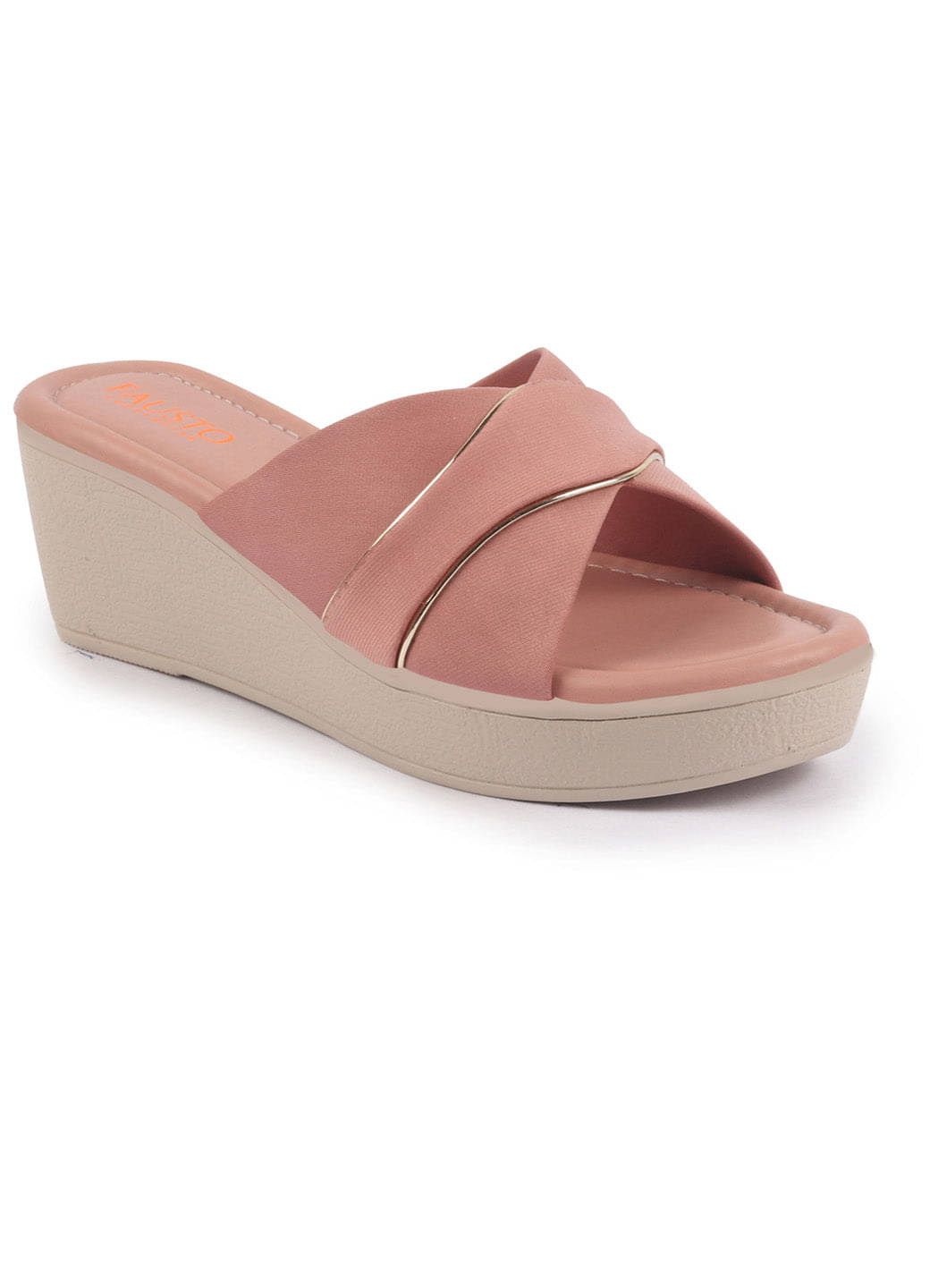     			Fausto Pink Women's Flats