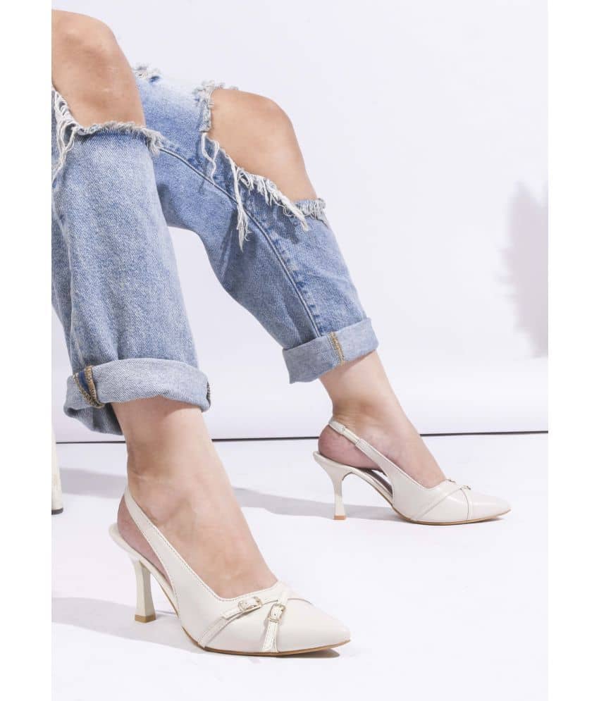 JM Looks Black Women's Mules Heels - Heels | Buy online on ZillyBuy
