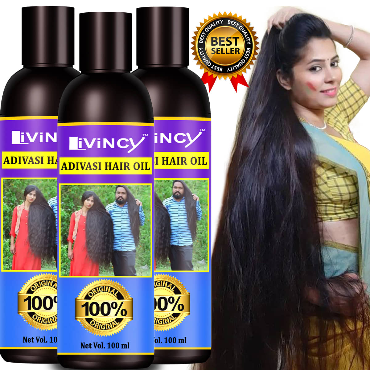 LIVINCY Anti Dandruff Rosemary Oil 300 ml ( Pack of 3 )