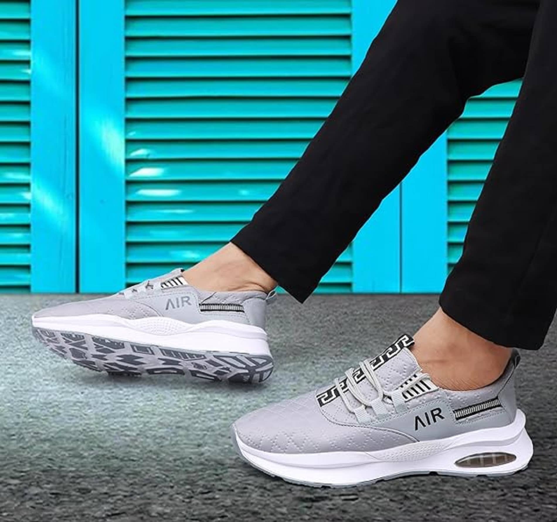 Lavista Grey Men's Outdoor Shoes - Casual Shoes | Buy online on ZillyBuy