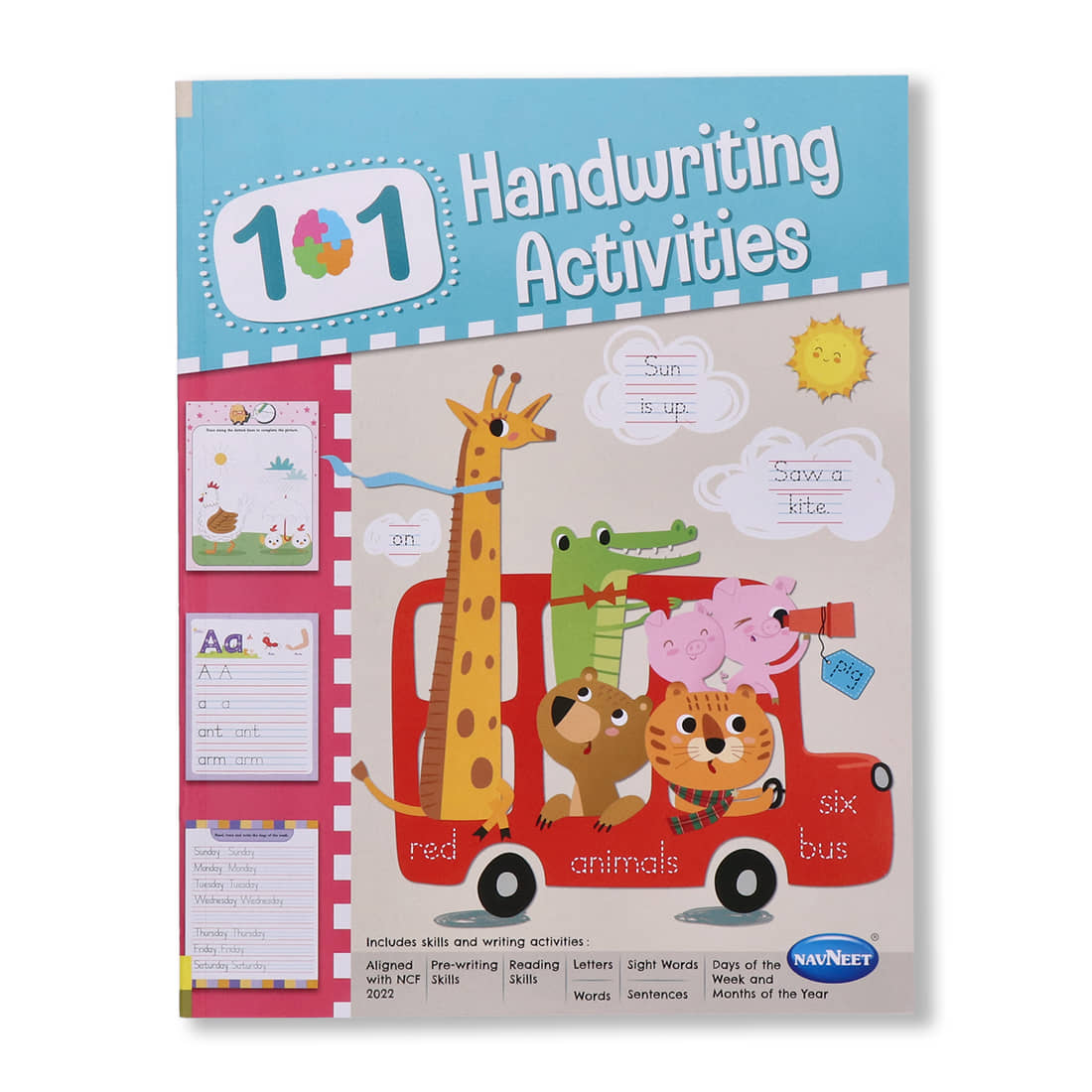 Navneet 101 Handwriting Activities Book-Handwriting practice journal for kids from 3 to 5 years practice alphabet and words