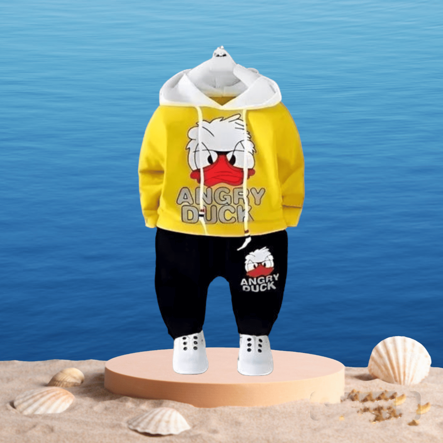     			ODIMENT Pack of 1 Boys Cotton Shirt & Pants Set ( Yellow )