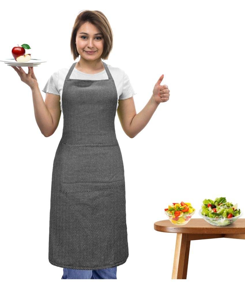     			Oasis Hometex Cotton Printed Kitchen Apron with 1 Center Pocket ( Pack of 1 )