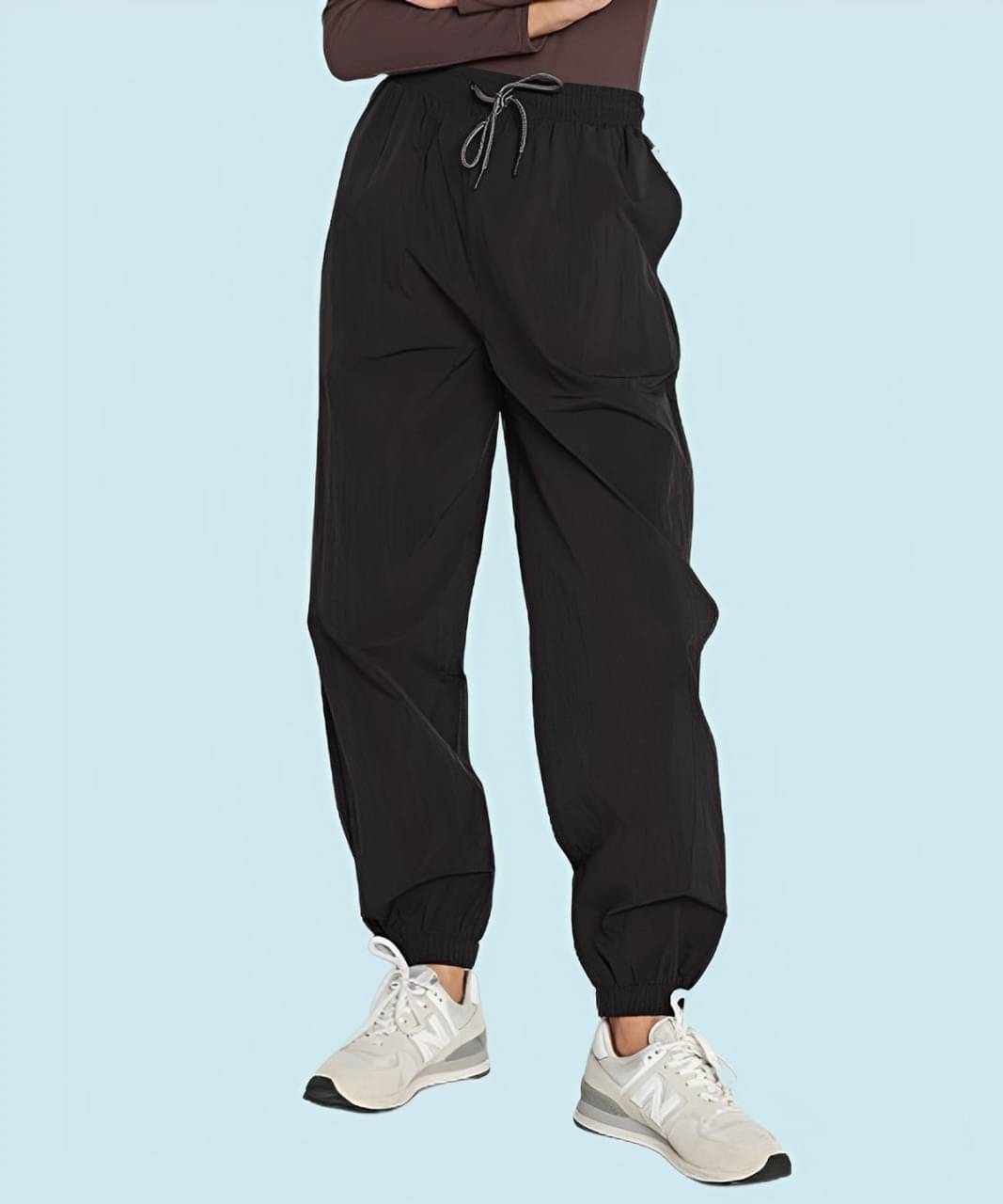     			PP Kurtis Black Lycra Loose Women's Joggers ( Pack of 1 )