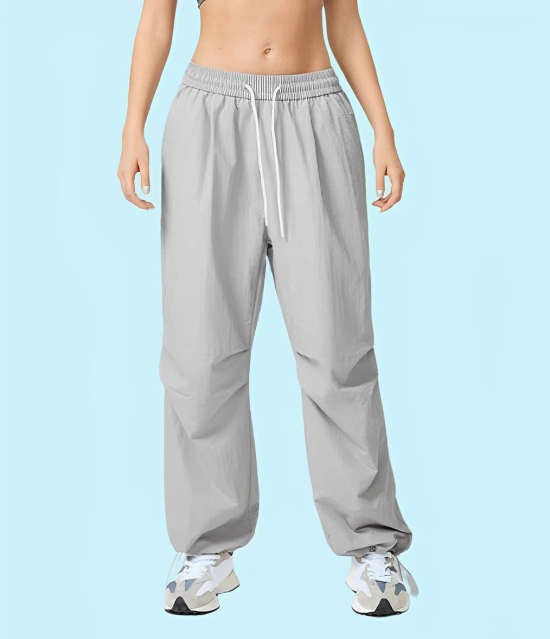     			PP Kurtis Grey Lycra Loose Women's Joggers ( Pack of 1 )