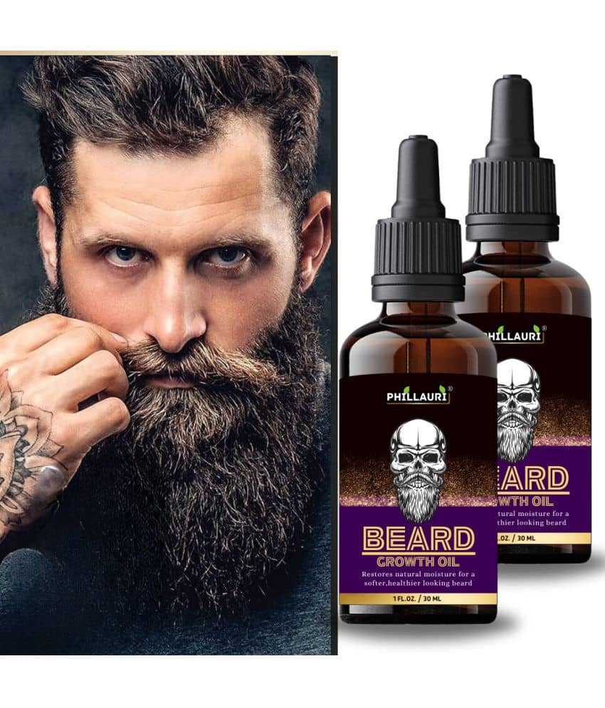 Phillauri Rosemary Oil Anti Bacterial Beard Oil 60 ml - Beard Care and Tools | Buy online on ZillyBuy