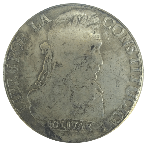     			REPUELICA BOLIVIANA 1835 RARE TO FIND UNIQUE COIN
