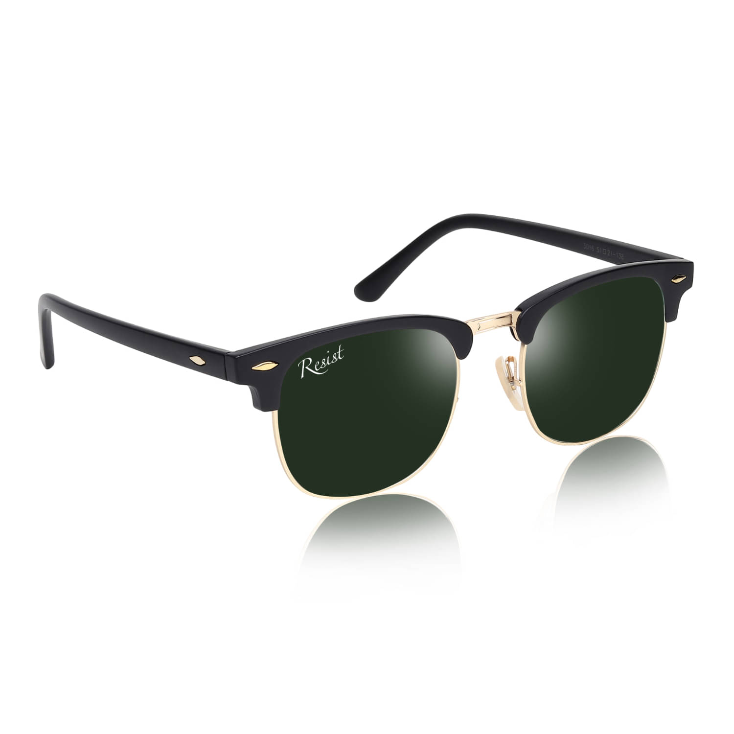 RESIST EYEWEAR Black Rectangular Sunglasses ( Pack of 1 ) RESIST EYEWEAR Black Rectangular Sunglasses ( Pack of 1 )