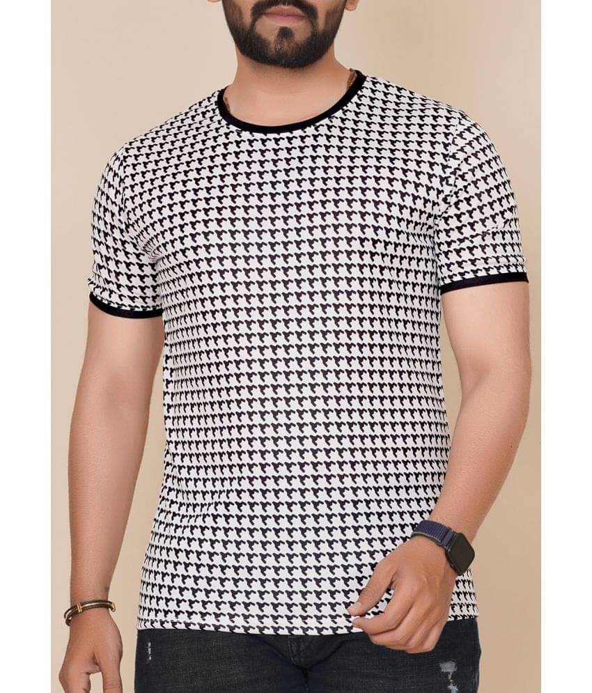 happy khajana Pack of 1 Polyester Regular Fit Men's T-Shirt ( Black ) happy khajana Pack of 1 Polyester Regular Fit Men's T-Shirt ( Black )