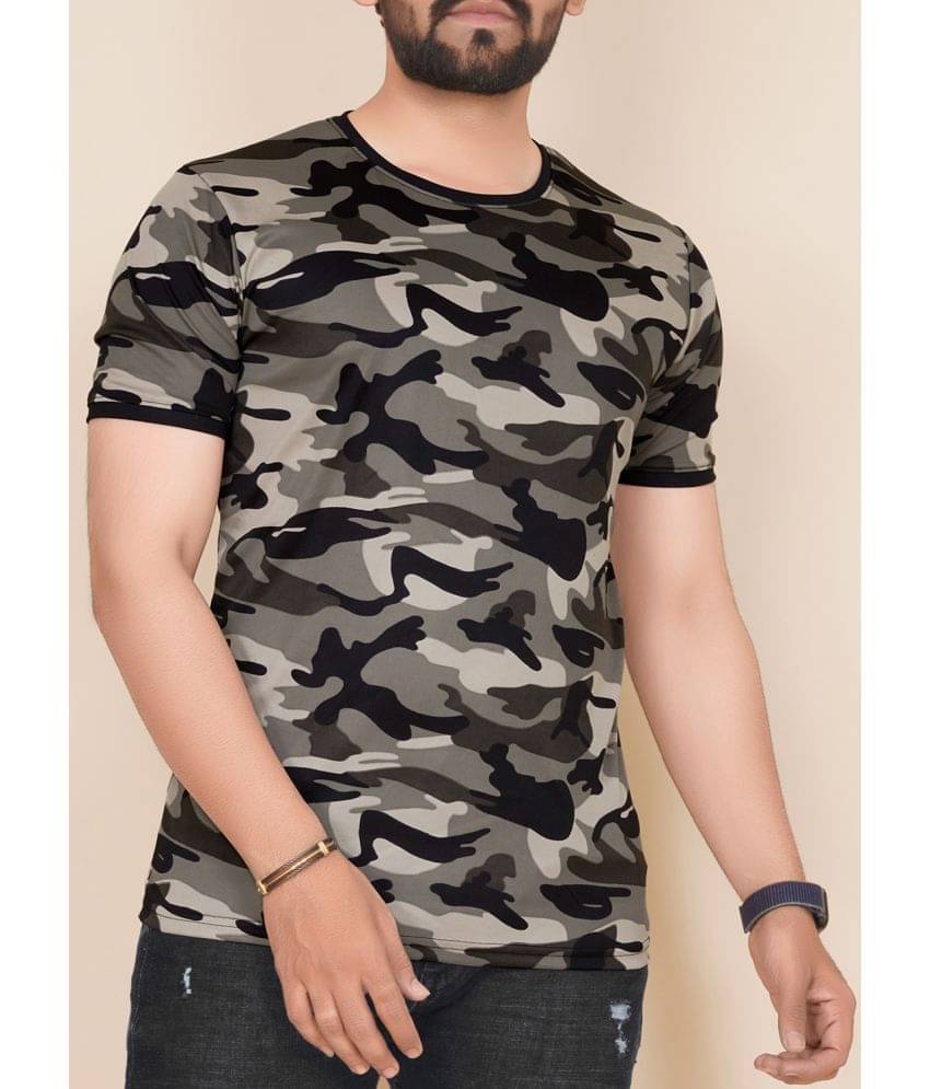 happy khajana Polyester Regular Fit Printed Half Sleeves Men's T-Shirt - Green ( Pack of 1 ) happy khajana Polyester Regular Fit Printed Half Sleeves Men's T-Shirt - Green ( Pack of 1 )