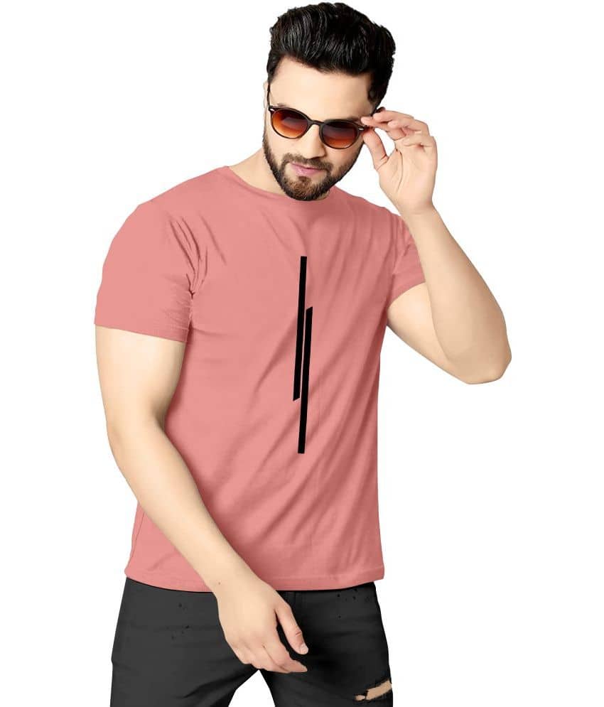 happy khajana Pack of 1 Polyester Regular Fit Men's T-Shirt ( Maroon )