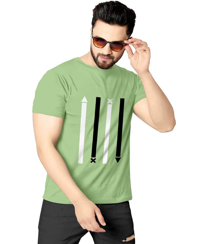 happy khajana Pack of 1 Polyester Regular Fit Men's T-Shirt ( Green ) happy khajana Pack of 1 Polyester Regular Fit Men's T-Shirt ( Green )
