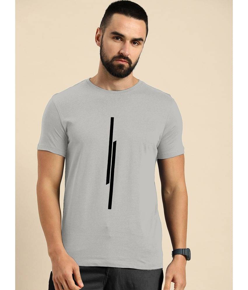 happy khajana Pack of 1 Polyester Regular Fit Men's T-Shirt ( Grey ) happy khajana Pack of 1 Polyester Regular Fit Men's T-Shirt ( Grey )