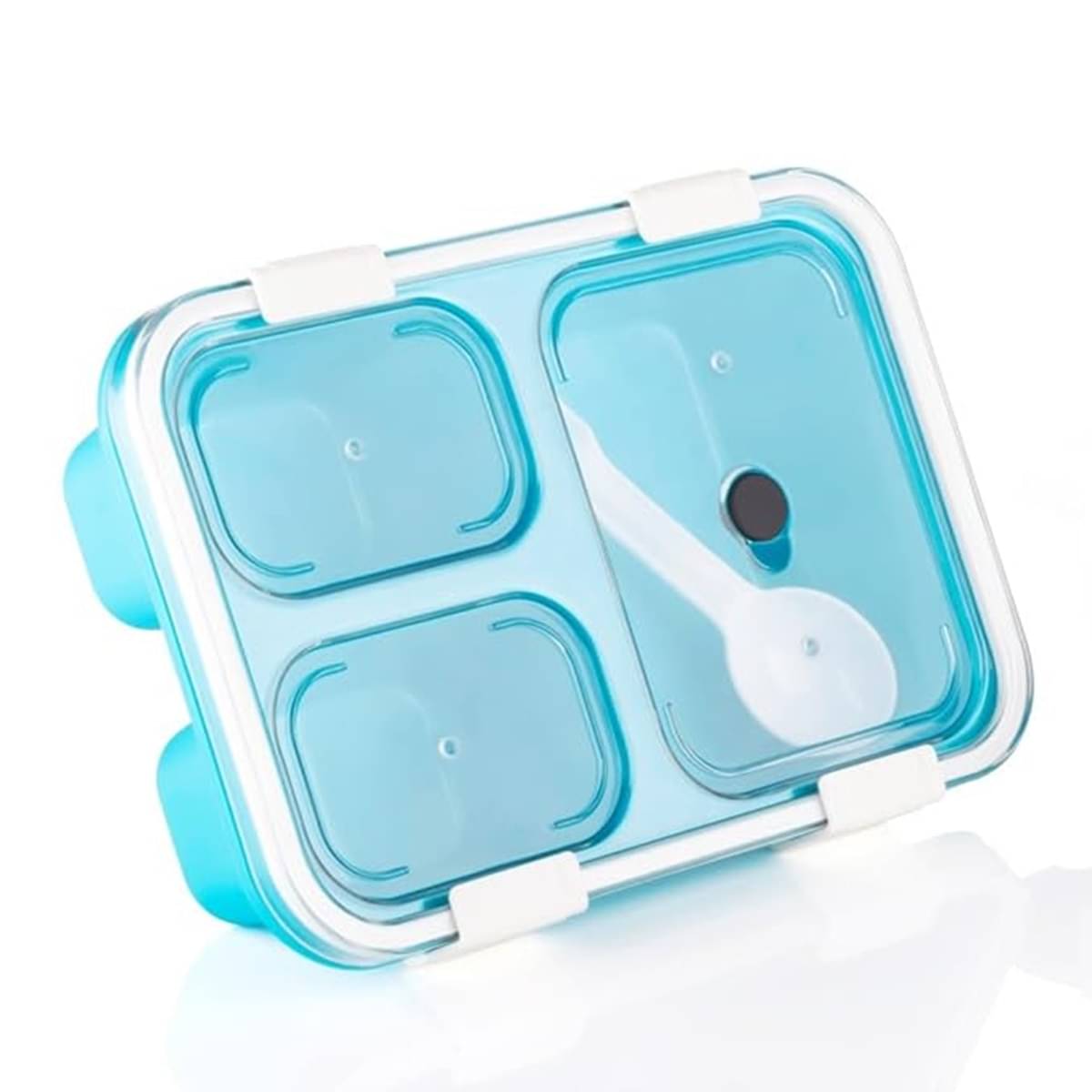 iview kitchenware 3 Compartment School/Office Plastic Lunch Box 1 - Container ( Pack of 1 ) iview kitchenware 3 Compartment School/Office Plastic Lunch Box 1 - Container ( Pack of 1 )