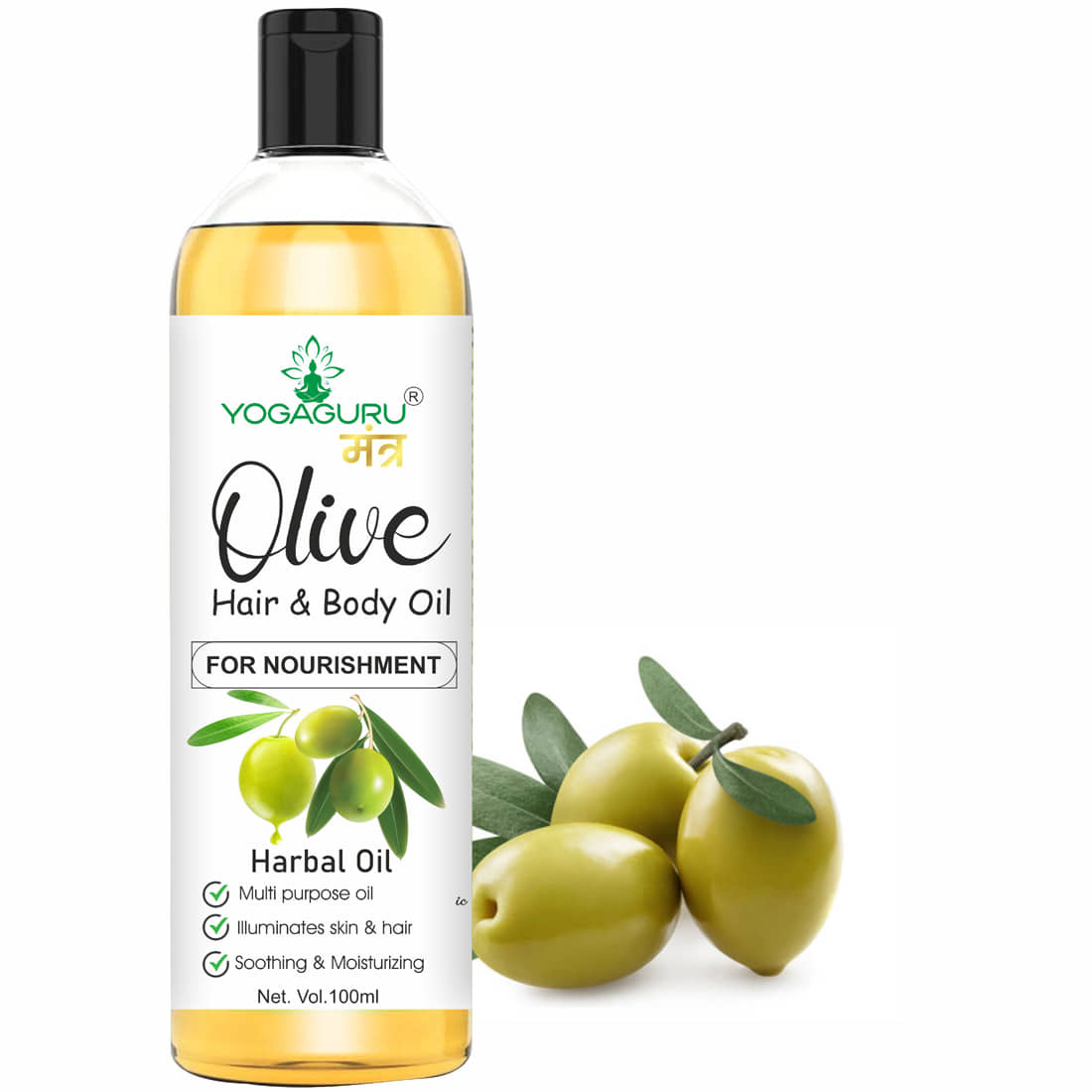 yogaguru mantr Anti Hair Fall Olive Oil 100 ml ( Pack of 1 )