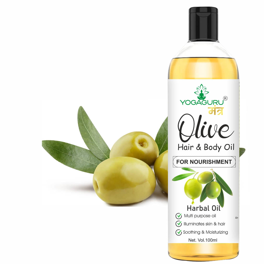     			yogaguru mantr Anti Hair Fall Olive Oil 100 ml ( Pack of 1 )