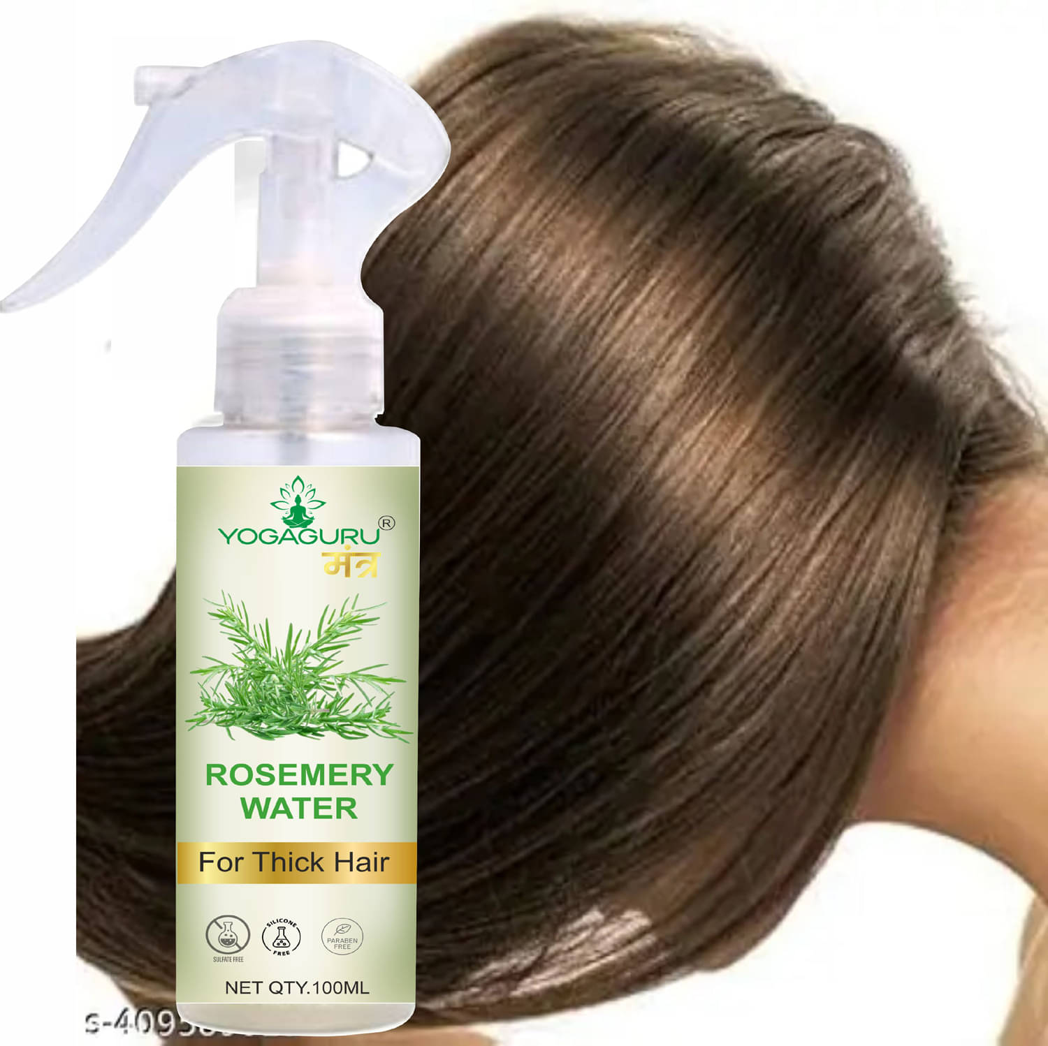     			yogaguru mantr Rosemary Water For Split-Ends Shine Hair Sprays 100 mL