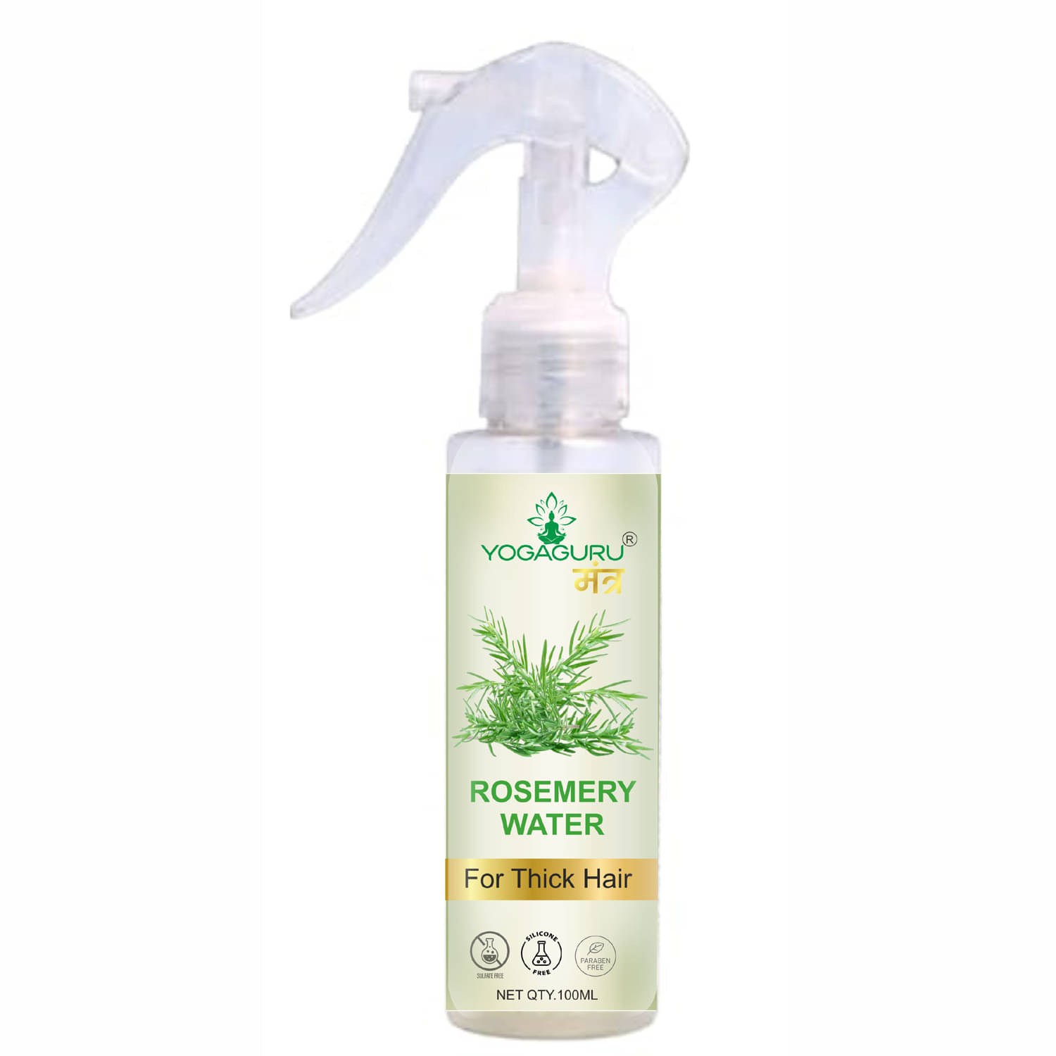     			yogaguru mantr Rosemary Water For Split-Ends Shine Hair Sprays 100 mL