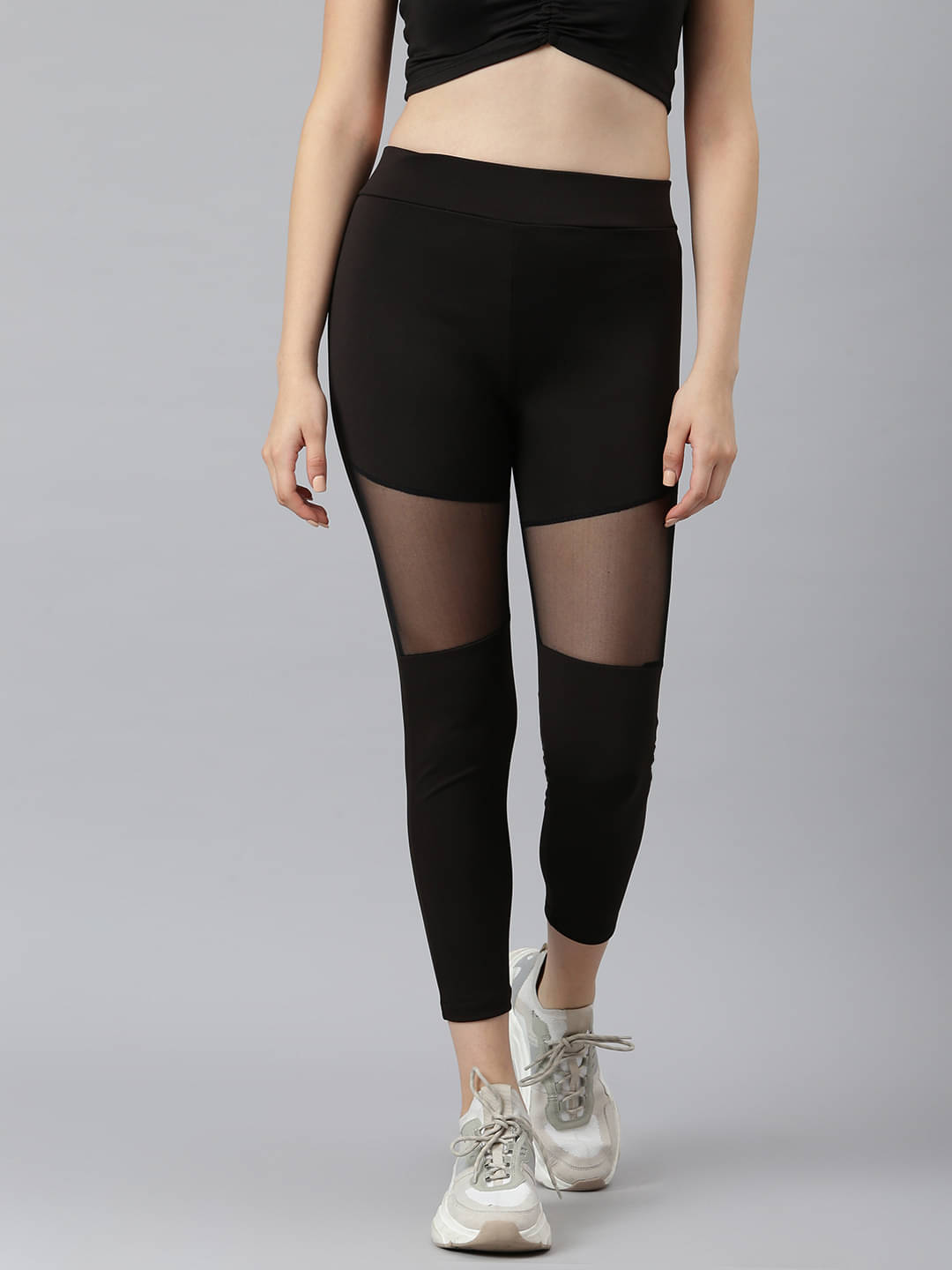     			Aarika Black Cotton Blend Women's Running Trackpants ( Pack of 1 )