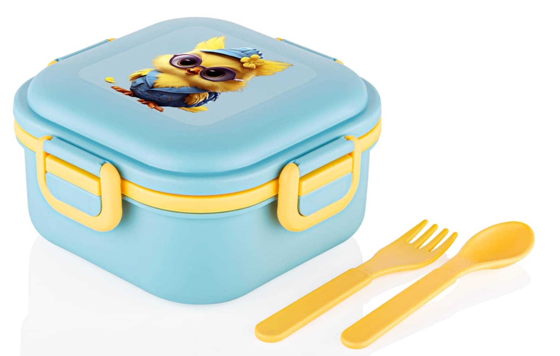 Analog Kitchenware 2 Layer 4 Compartment Plastic Lunch Box 2 - Container ( Pack of 1 ) Analog Kitchenware 2 Layer 4 Compartment Plastic Lunch Box 2 - Container ( Pack of 1 )