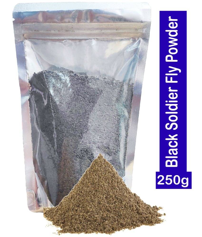 Black Soldier fly Flakes Crumble powder Fish Food for Aquarium | 40% Protein High Nutritional Formula Fish Food for tetras, Guppies, barbs and bettas Black Soldier fly Flakes Crumble powder Fish Food for Aquarium | 40% Protein High Nutritional Formula Fish Food for tetras, Guppies, barbs and bettas