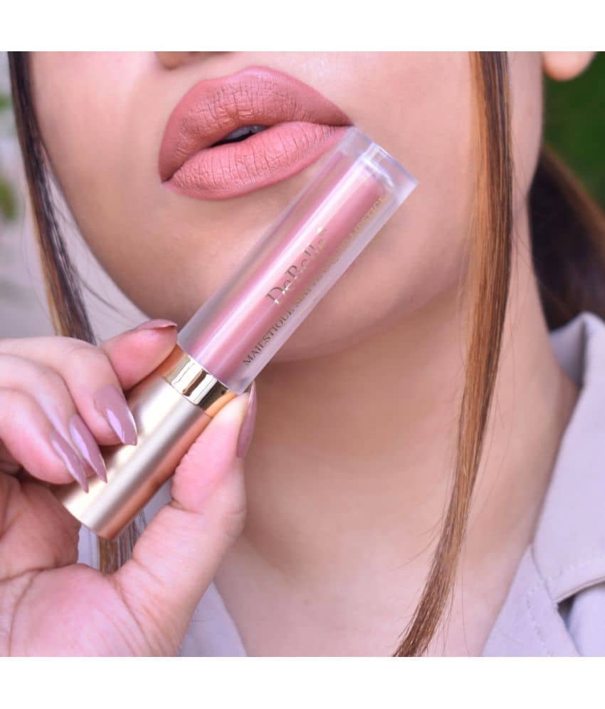 DeBelle Nude Pink Matte Smudge Free Liquid Lipstick ( Pack of 1 )