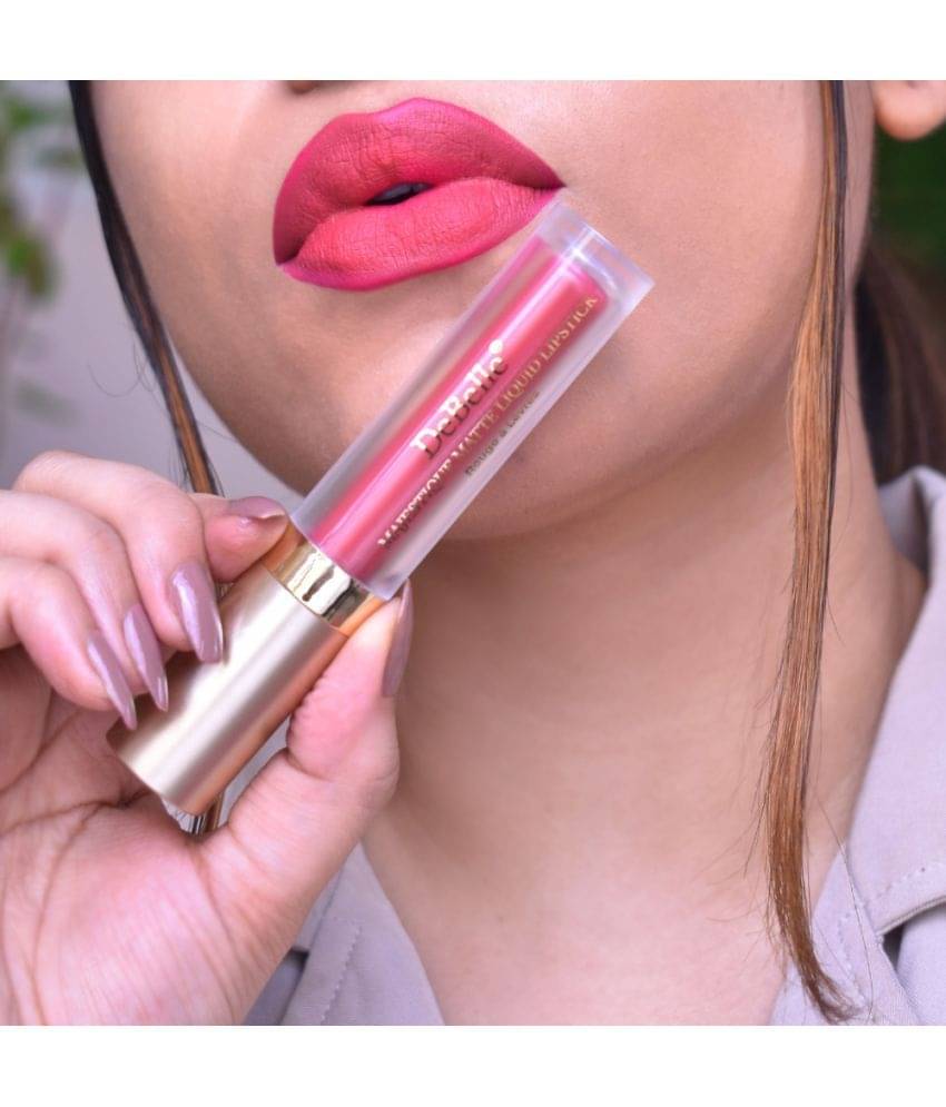     			DeBelle Fuchsia Pink Matte Smudge Free Liquid Lipstick ( Pack of 1 )